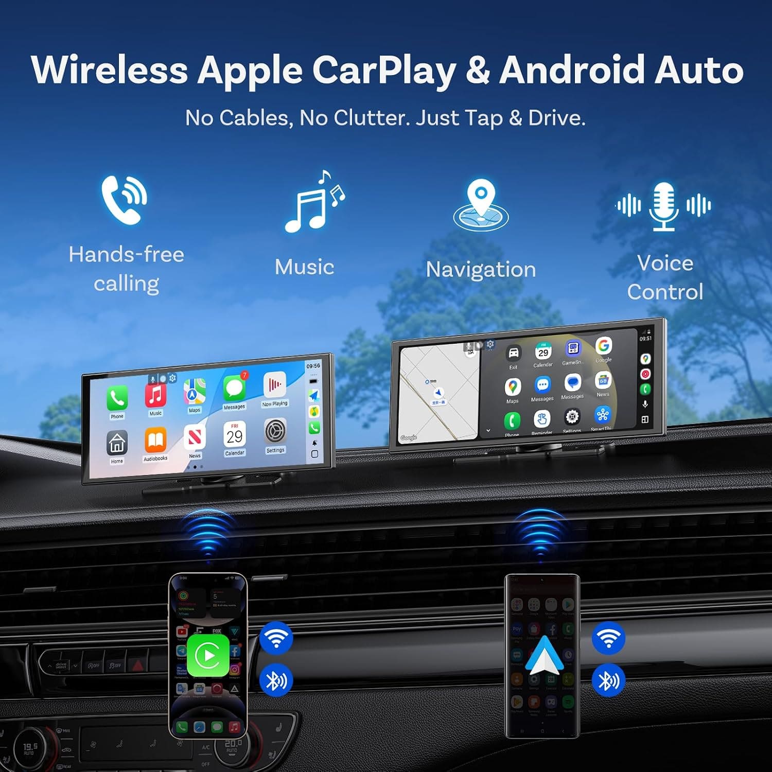 شاشة OTTOCAST OttoScreen AI الذكية المحمولة بنظام CarPlay ومقاس 11.4 بوصة شاشة OTTOCAST OttoScreen AI الذكية المحمولة بنظام CarPlay ومقاس 11.4 بوصة