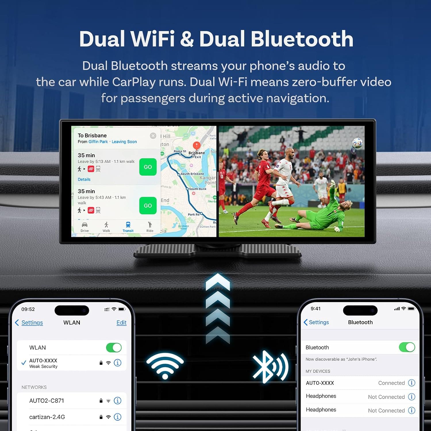 شاشة OTTOCAST OttoScreen AI الذكية المحمولة بنظام CarPlay ومقاس 11.4 بوصة شاشة OTTOCAST OttoScreen AI الذكية المحمولة بنظام CarPlay ومقاس 11.4 بوصة